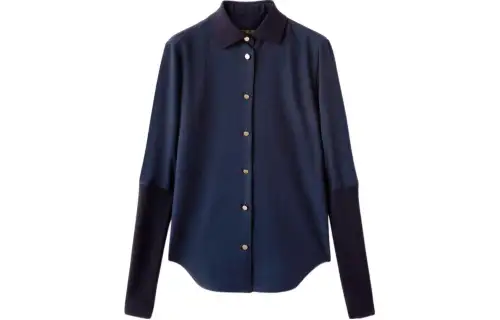 Loro Piana Leela Shirt Women's Navy Blue