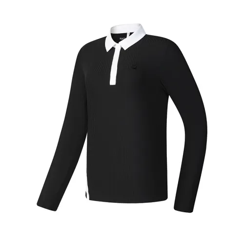 FILA Golf Polo Shirt Women's Pitch Black