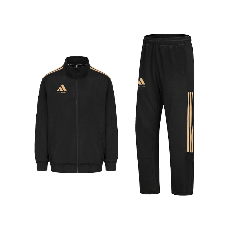 Спортивный костюм adidas (черно-золотой)