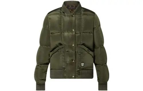 LOUIS VUITTON Padded Nylon Bomber Jacket