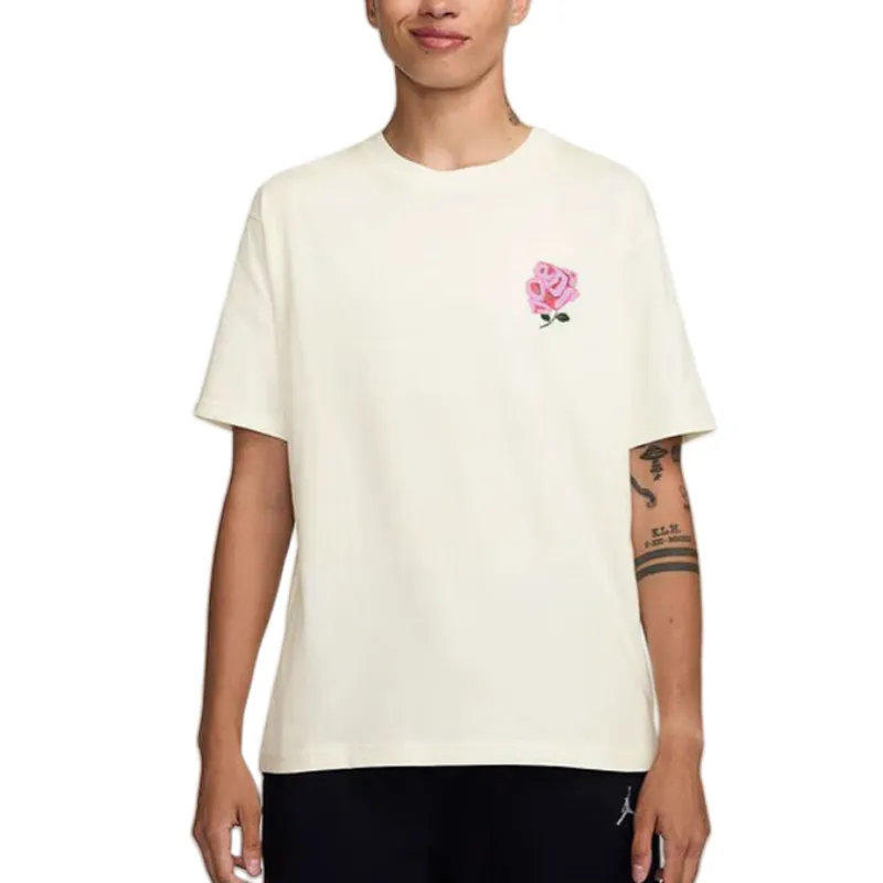 Nike T-Shirts Men's Ecru Crew Neck Moderate