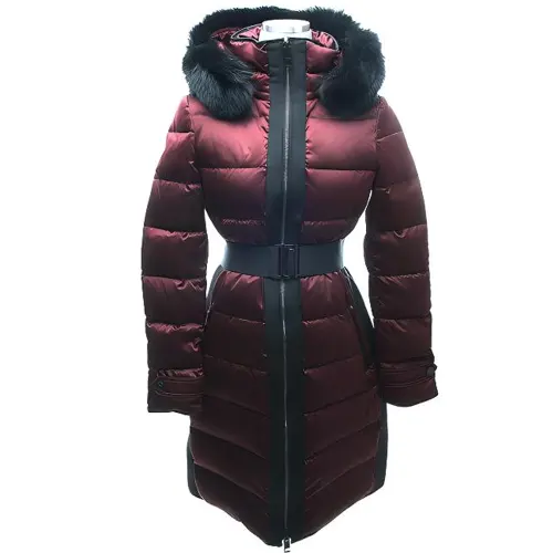 Burberry Jackets Women's Dark Purple Hooded Moderate Other