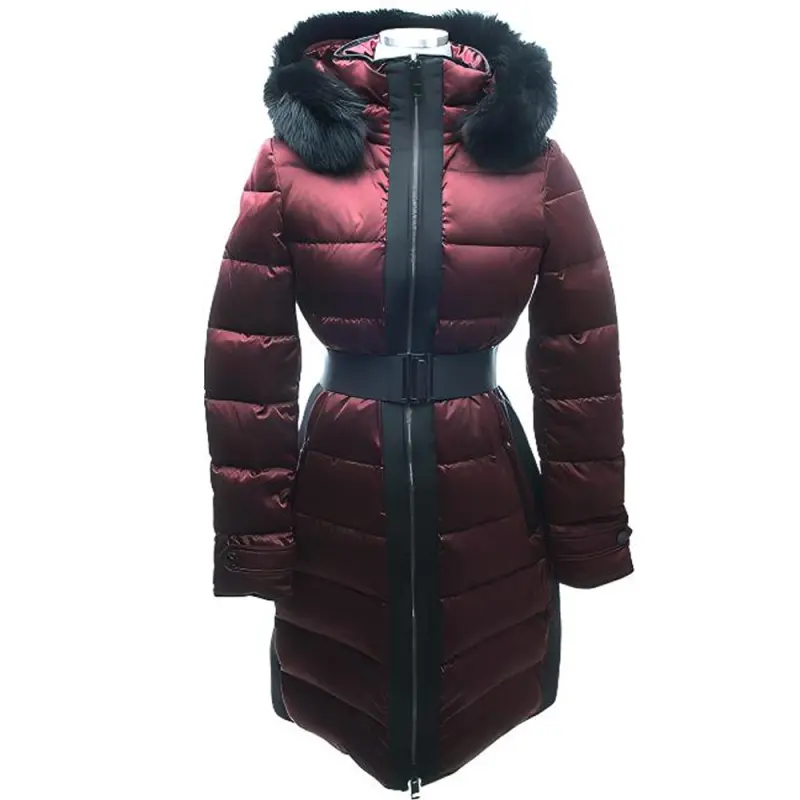 Burberry Jackets Women's Dark Purple Hooded Moderate Other