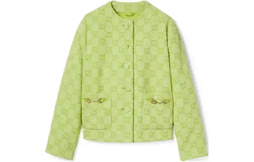 GUCCI FW24 Jackets & Coats Women's Lime Green