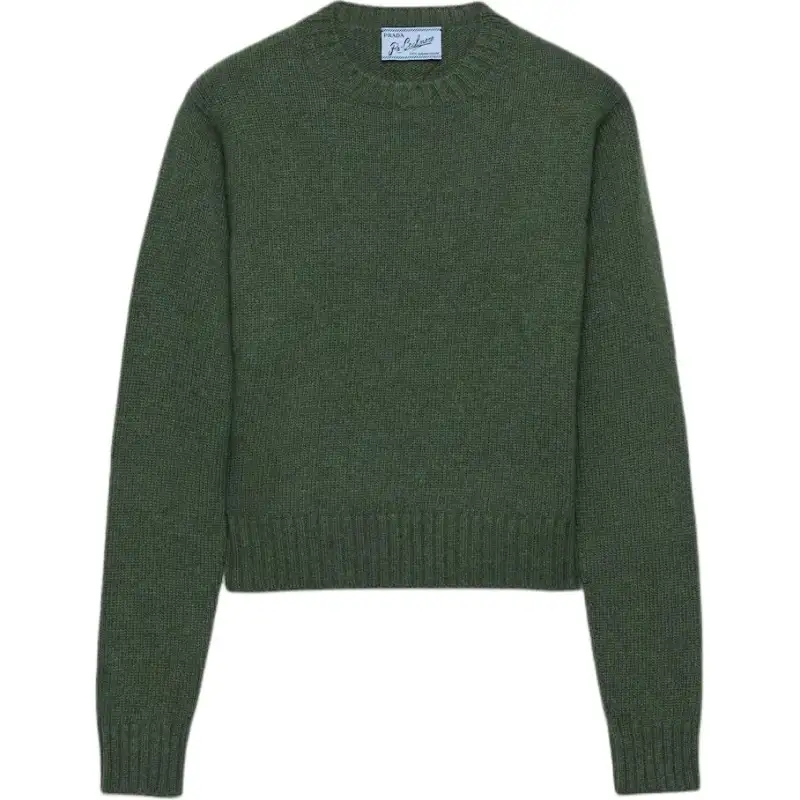 PRADA Ribbed Re Cashmere Sweater