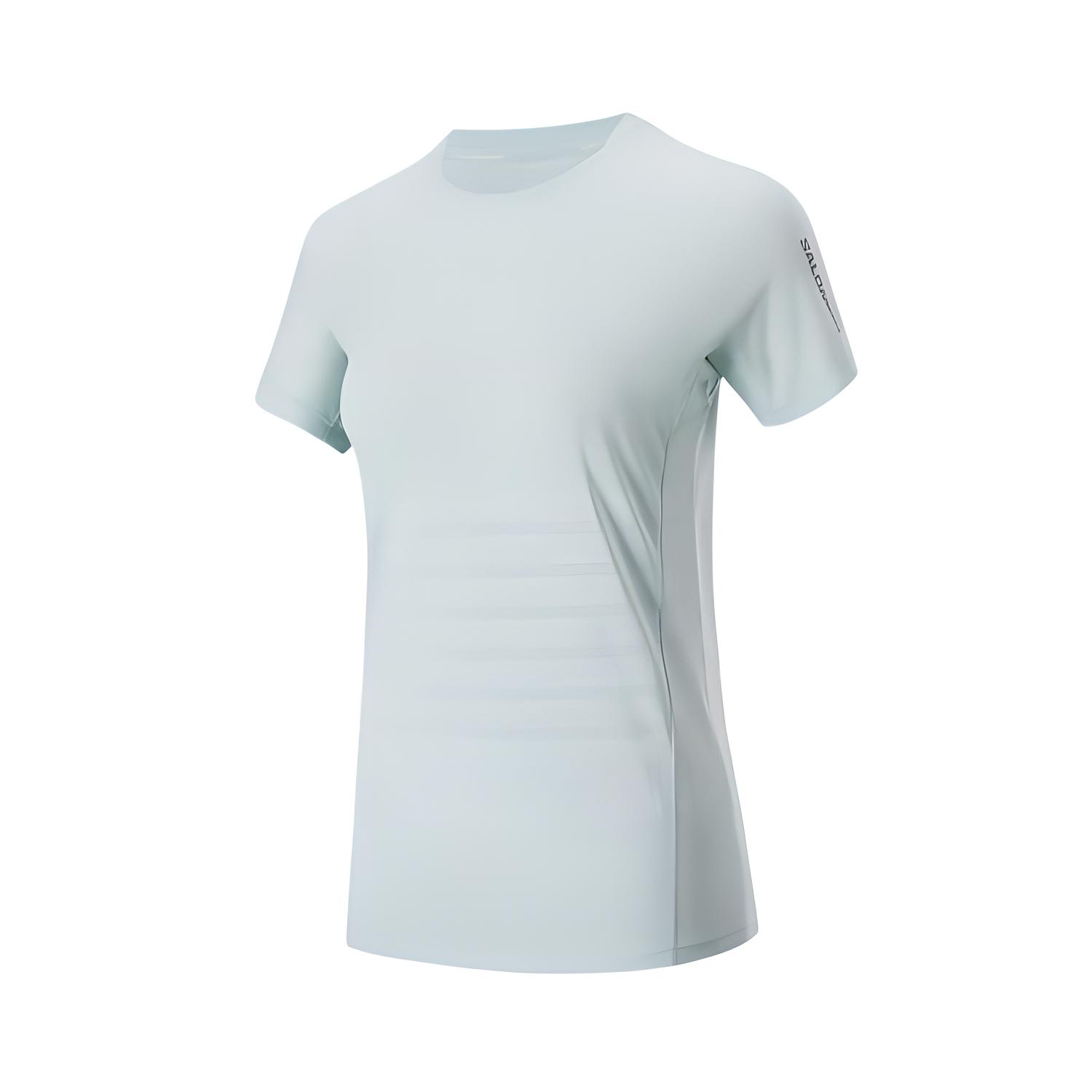 SALOMON Quick Dry T Shirts Women’s Mist Blue
