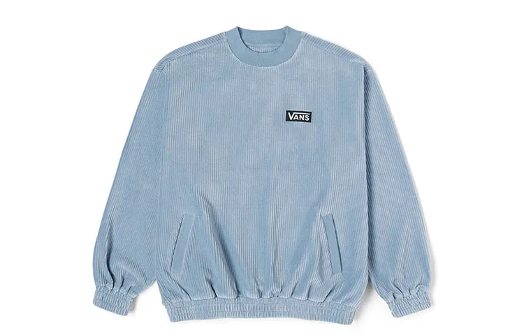 Vans Sweatshirt Women's Gray Blue