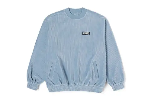 Vans Sweatshirt Women's Gray Blue
