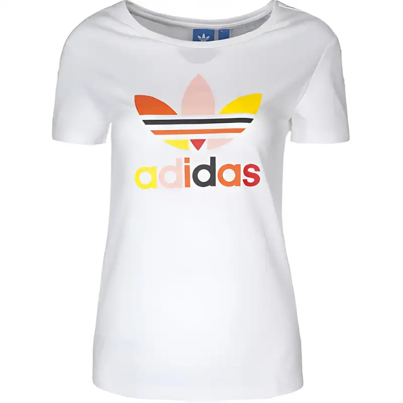Adidas Originals Drop Shoulder Sleeve T Shirt Women's White