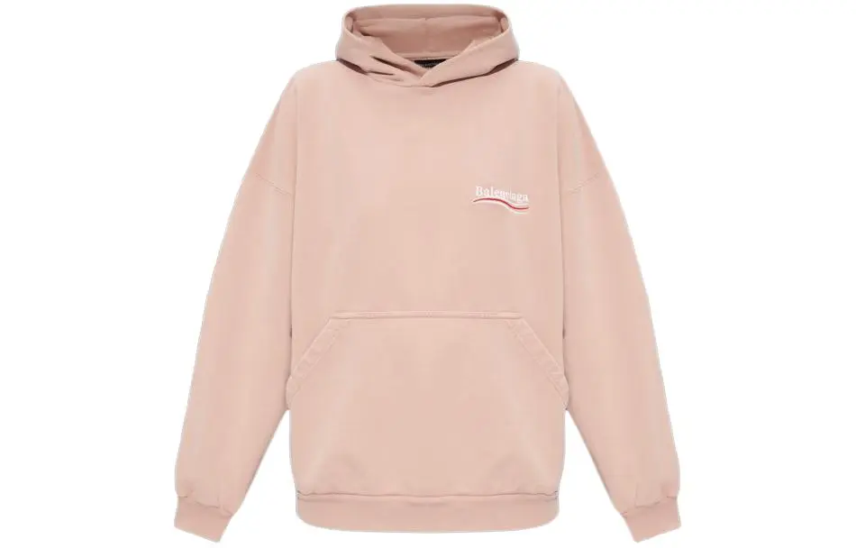Balenciaga Logo Embroidered Hoodie