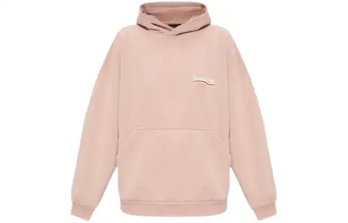 Balenciaga Logo Embroidered Hoodie