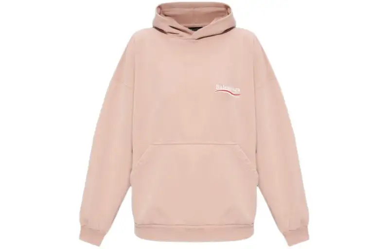 Balenciaga Logo Embroidered Hoodie