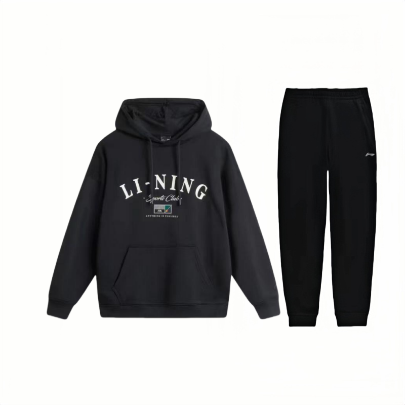 Li Ning Casual Sportswear Unisex Black