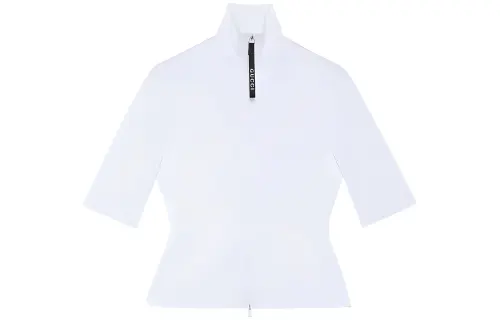 GUCCI Shiny Lycra Top White