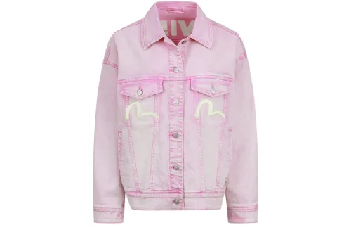 EVISU Jackets Women's Pink Lapel Moderate Other