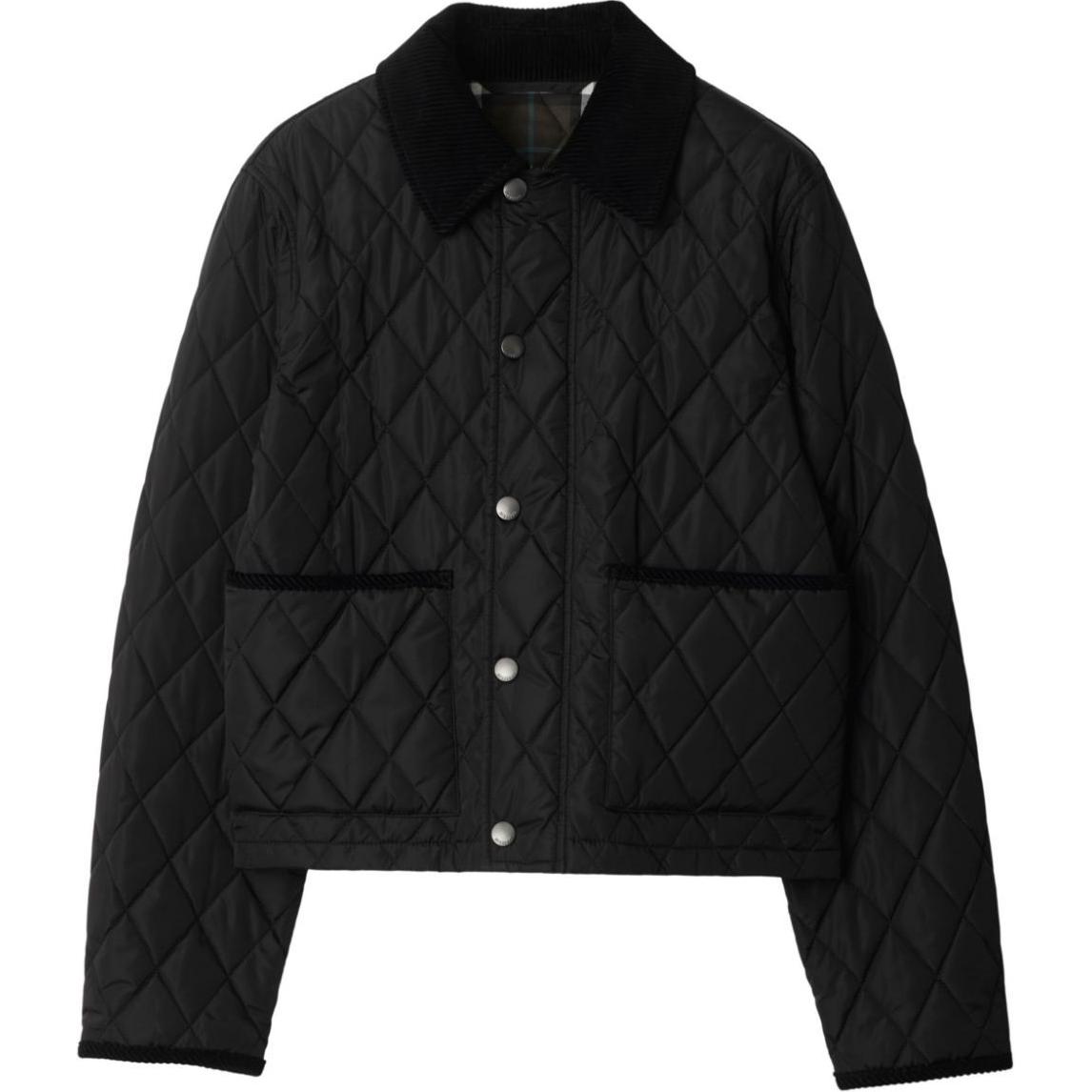 Женская куртка Burberry Logo Jacket (черная)
