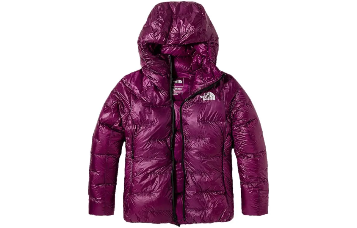 THE NORTH FACE Down Jackets Women's Purple Hooded Thin Quilted Down Jacket