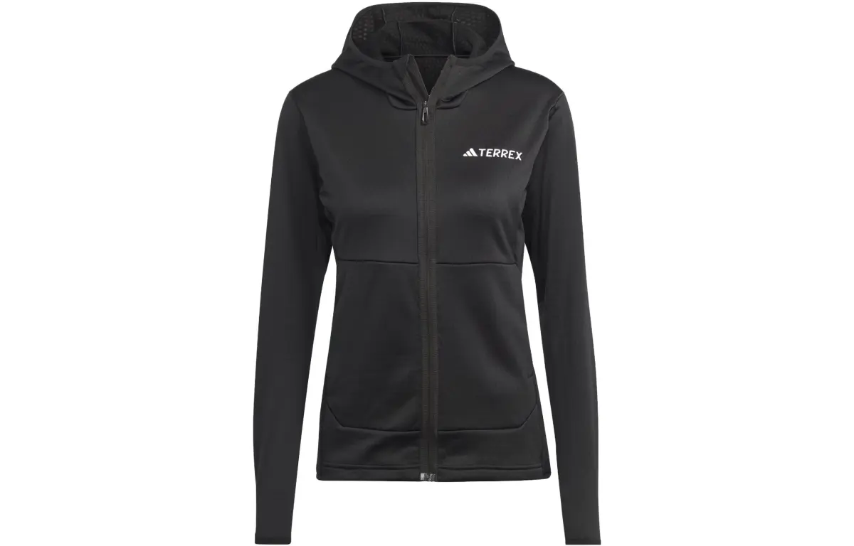 Adidas Jackets Women's Black Hooded Moderate Other
