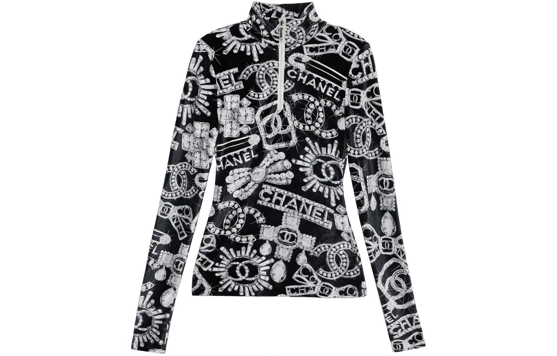 CHANEL 23 Fall Winter New Arrivals Knitwear Women's Black