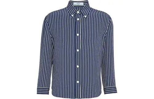 PRADA Striped Silk Shirt