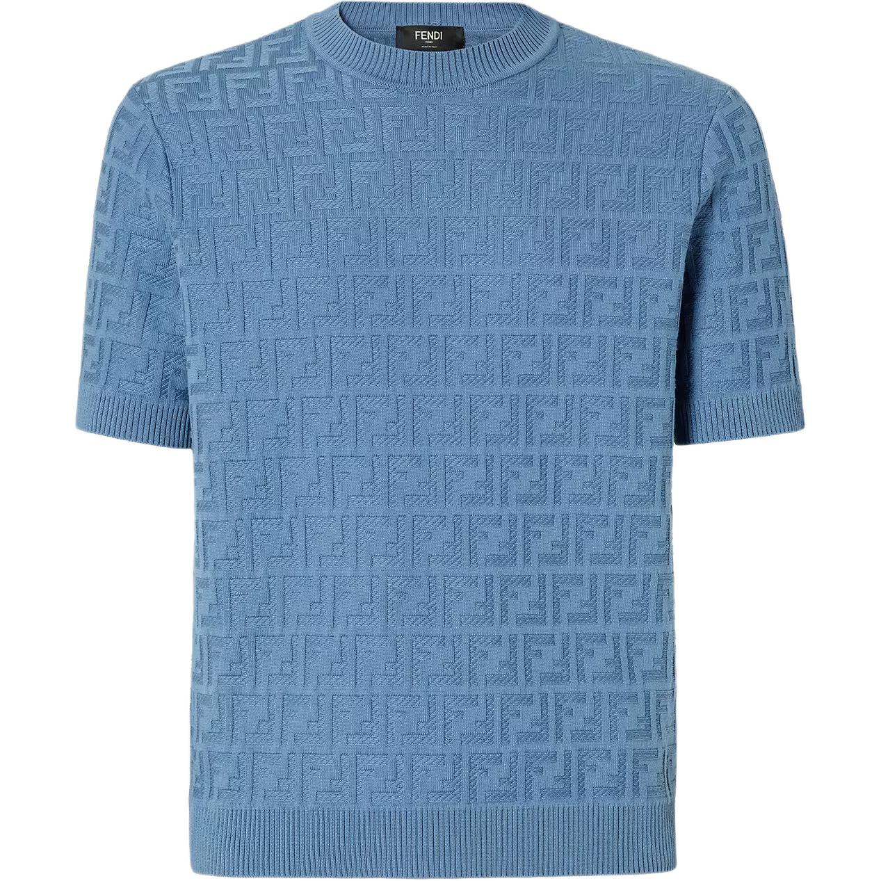 Мужская футболка Fendi FENDI SS25 T (синий)
