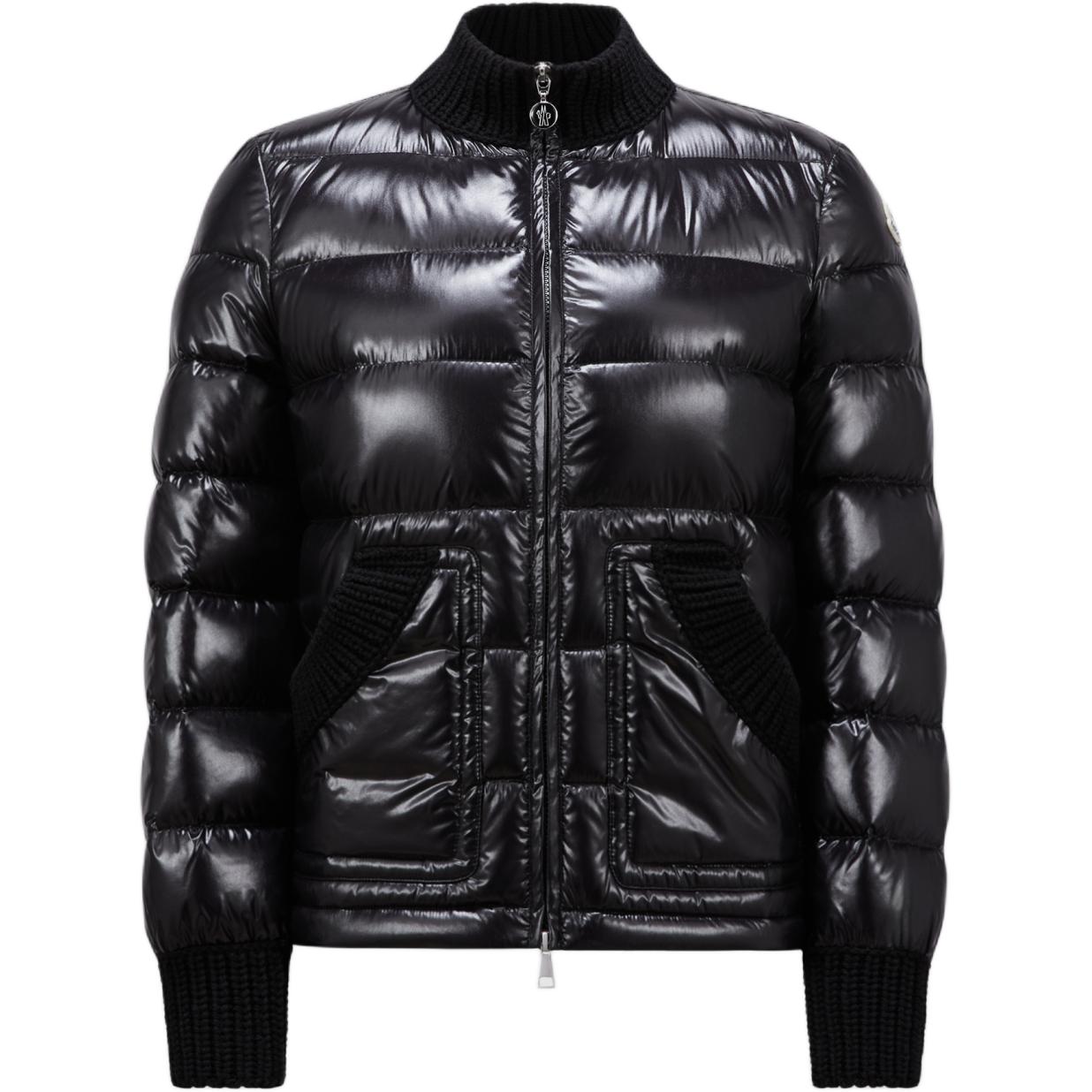 Женский пуховик Moncler Arcelot (черный)