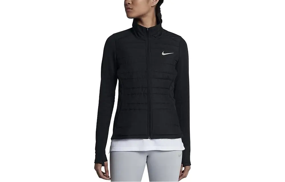 Nike Jackets Women's Black Crew Neck Moderate Other