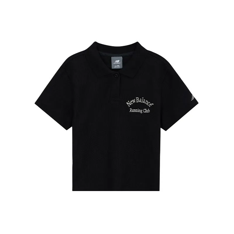 New Balance Polo Shirt Women's Black