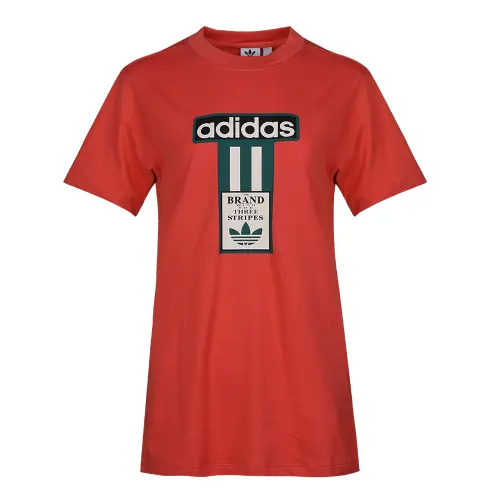 Adidas Originals T Shirt Women's Red
