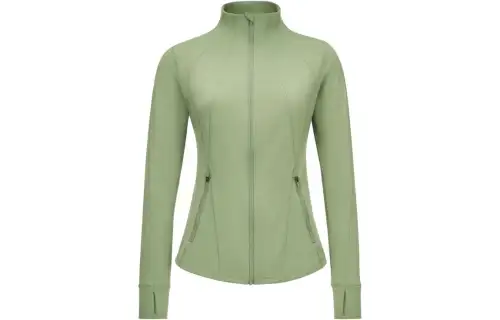 Reebok Jackets Women's Light Army Green Stand Collar Moderate Other