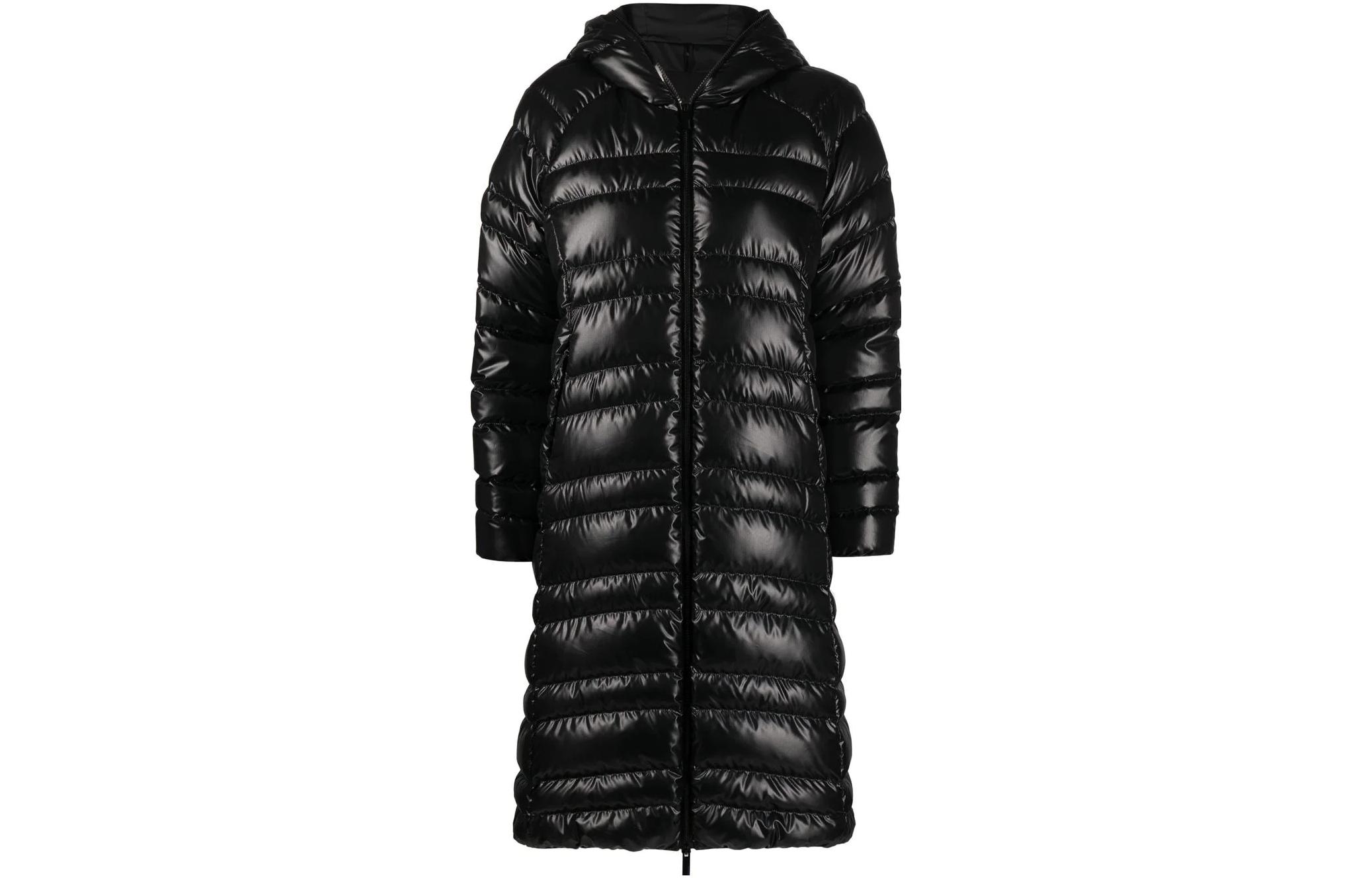Женский пуховик Moncler Apogon (черный)