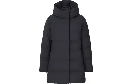 UNIQLO Down Jacket Women's Snow Mountains Black