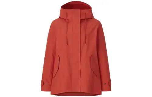 UNIQLO Jackets Women's Rose Red Hooded Moderate Other