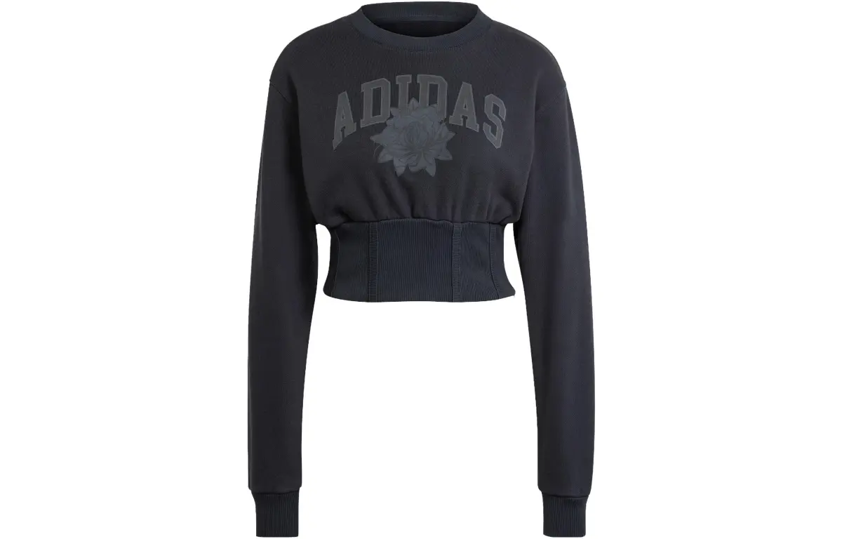 Adidas Originals Dark Academia Crew SWEATSHIRT Women's Black
