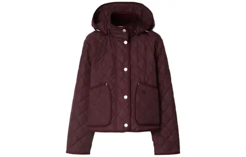 Burberry Jackets & Coats Women's Dark Purple Red