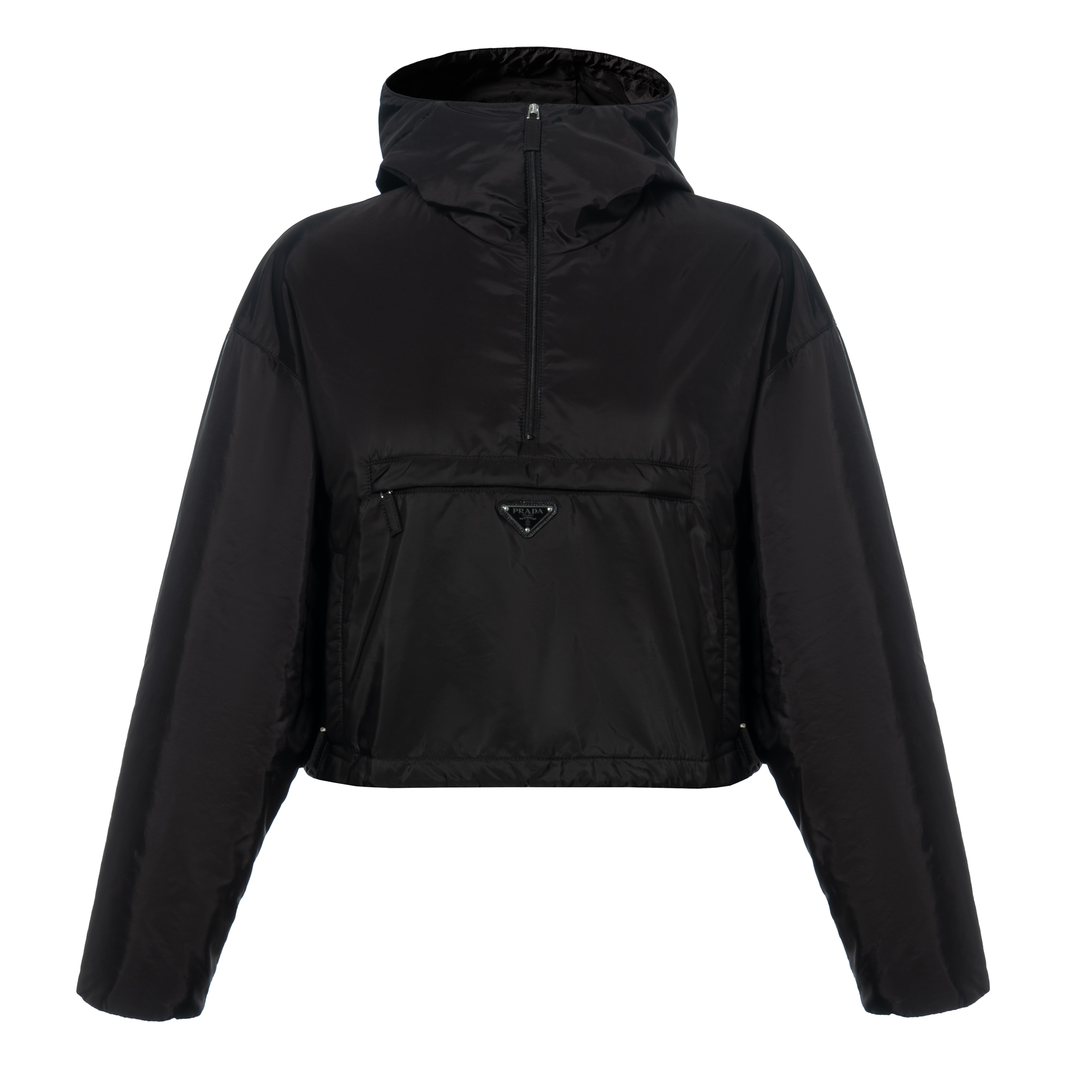 Женская куртка Prada Re-Nylon Jacket (черная)