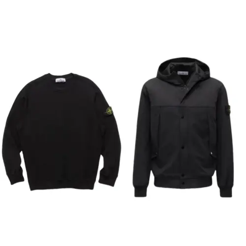 STONE ISLAND Casual Sportswear Unisex Black