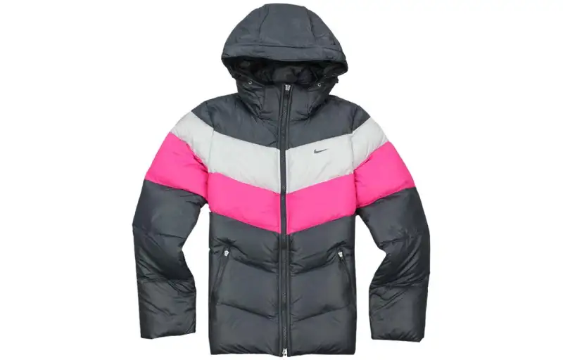 Nike Down Jackets Women's Black Hooded Moderate Other