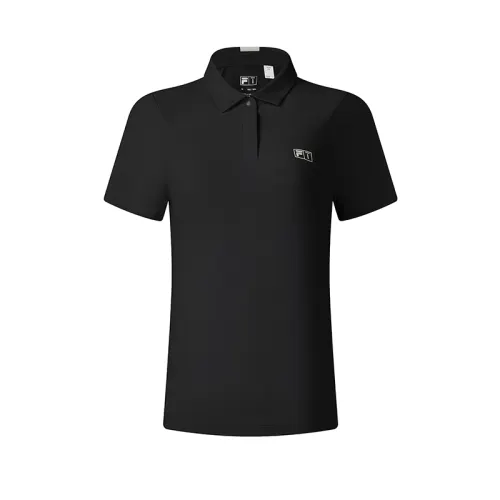 FILA Golf Polo Shirt Women's Pitch Black