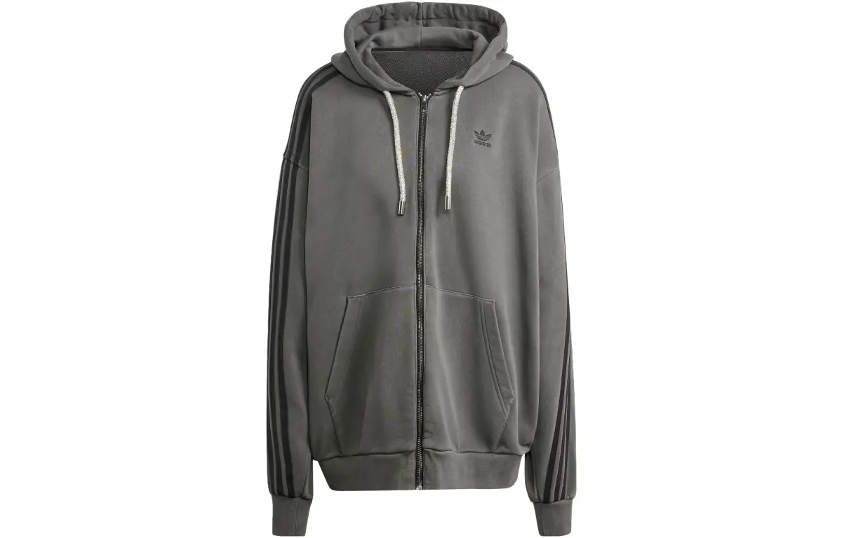 Adidas Logo embroidered Hooded Jacket