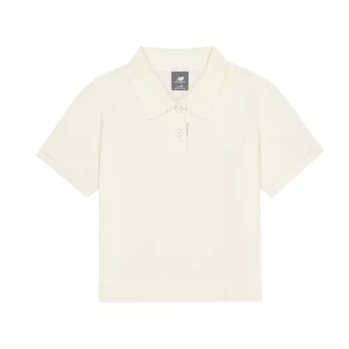 New Balance Polo Shirt Women's Ivory White