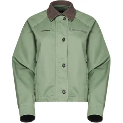 Converse Jackets Women's Green Lapel Moderate Other