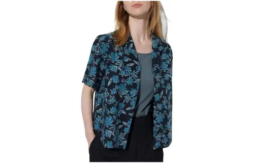 UNIQLO Shirts Women's Black Suit Collar Moderate Other