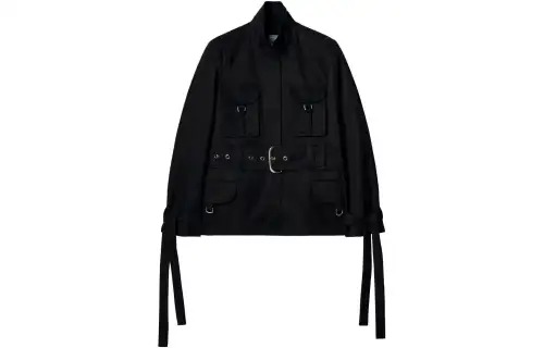 OFF-WHITE belted-waist jacket