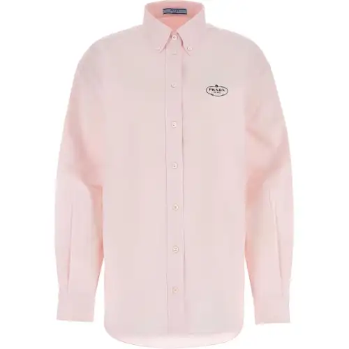PRADA Logo Detailed Oversized Shirt