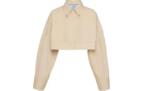 PRADA Cropped Cotton Jacket