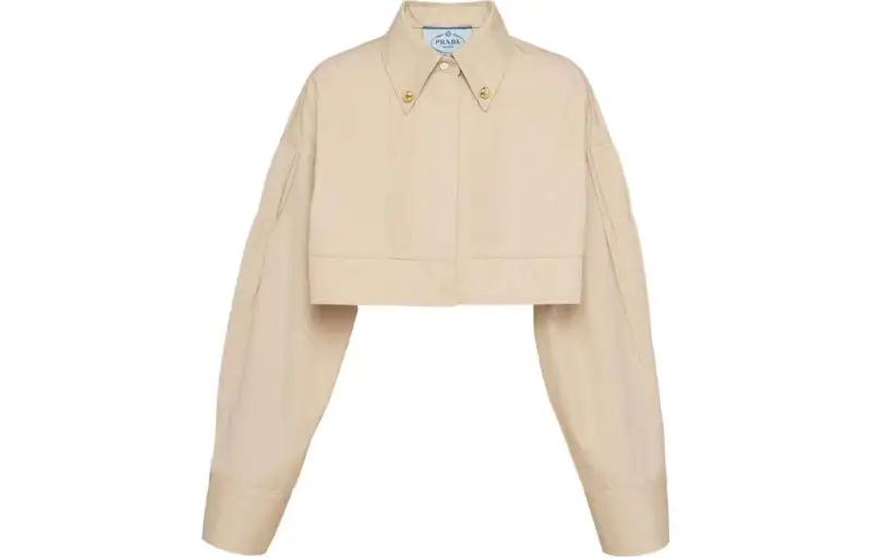 PRADA Cropped Cotton Jacket