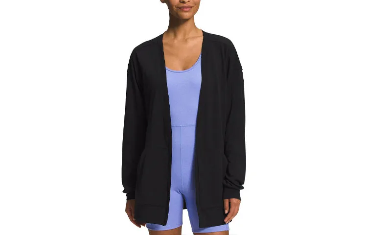 THE NORTH FACE Jackets Women's Black Crew Neck Moderate Straight Fit