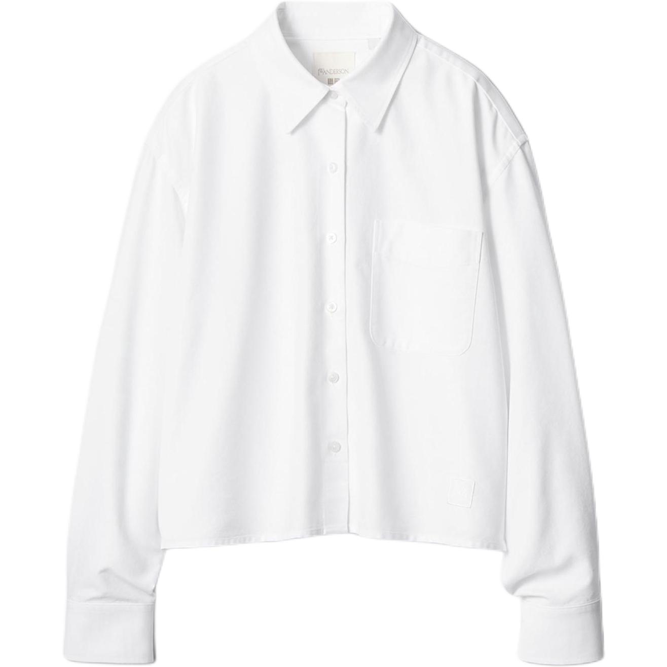 Женская рубашка UNIQLO Long Sleeve Shirt (белая)
