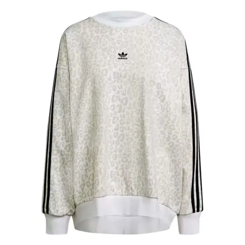 Adidas Originals Sweatshirt Women's Leopard Print/White